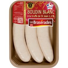 LES BRASERADES Boudin blanc à la truffe de St Jean 1.1% 3x125g