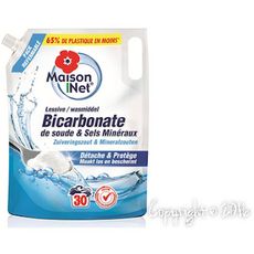MAISON NET Lessive bicarbonate de soude et sels minéraux 30 lavages 1.5l