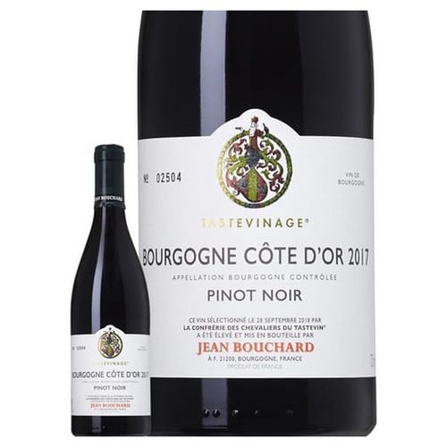 AOP Bourgogne Côte d'Or Jean Bouchard Tastevinage rouge 2017