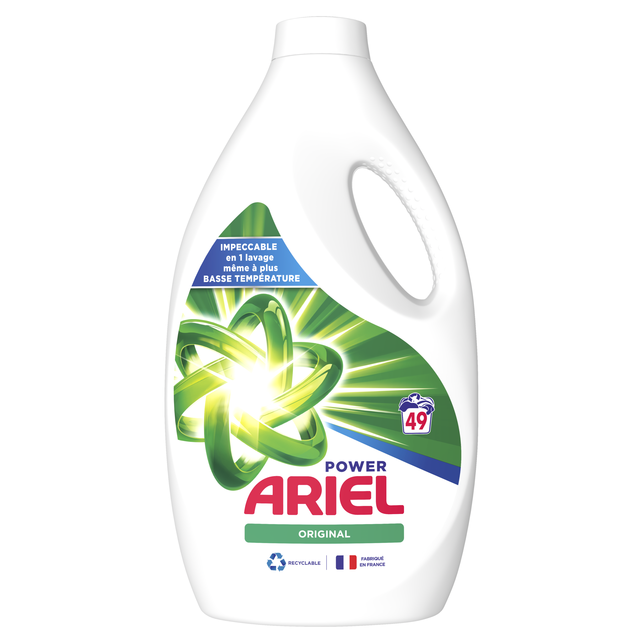 Lessive liquide concentrée Ariel bidon 110 lavages