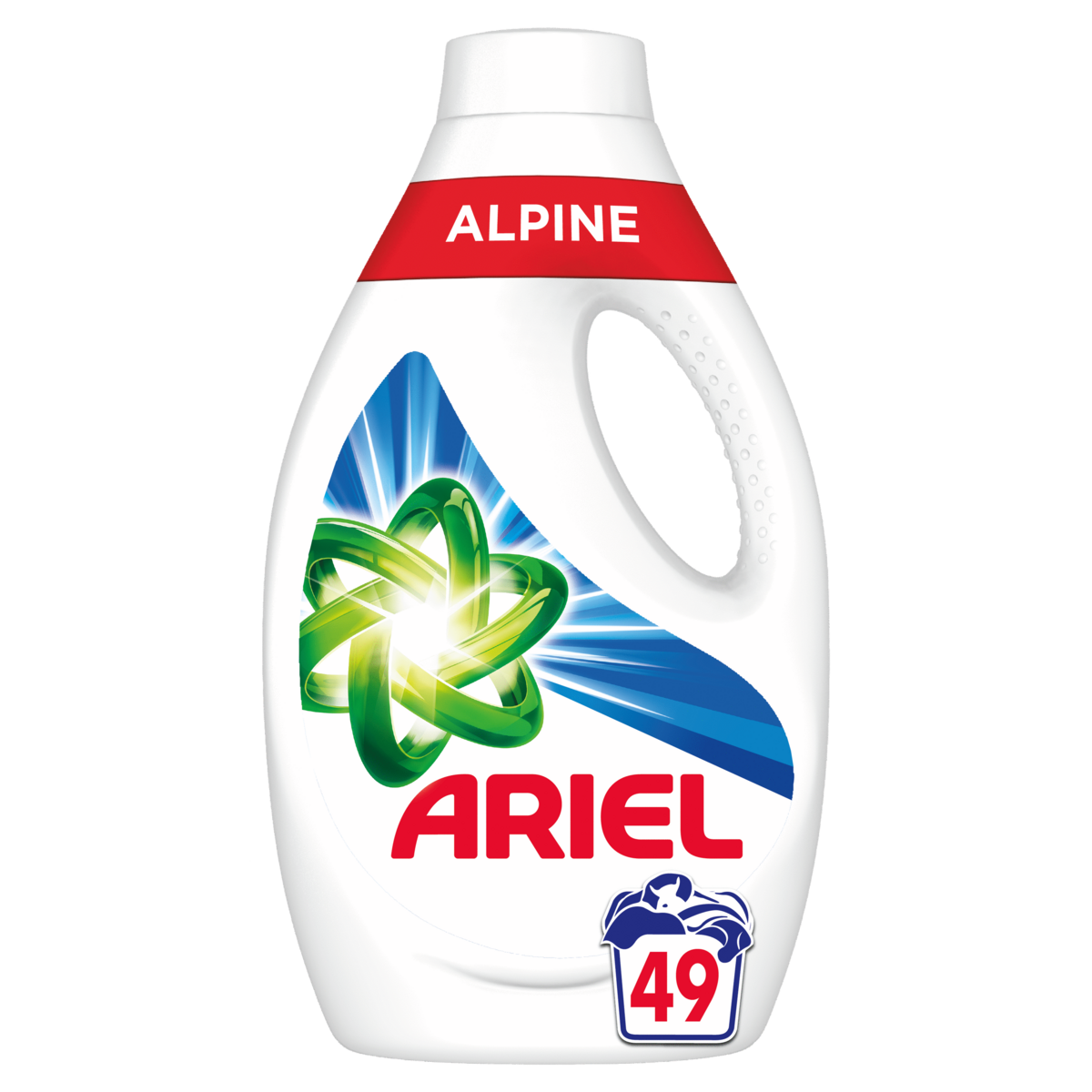 ARIEL Power Lessive liquide alpine 49 lavages 2.45l
