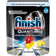 FINISH Quantum ultimate Tablettes pour lave-vaisselle 52 lavages 52 tablettes