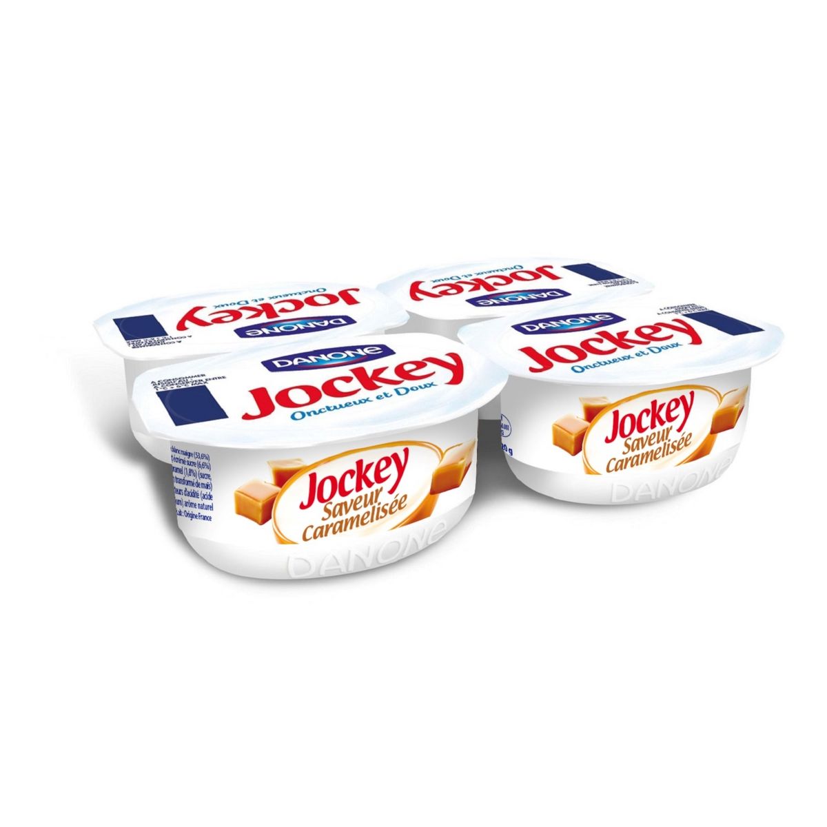 JOCKEY Fromage blanc saveur caramel 4x125g