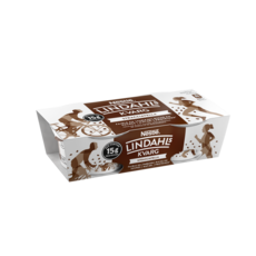 NESTLE LINDAHLS KVARG Fromage blanc avec morceaux de chocolats faible en sucre et en matière grasse 2x150g