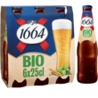 1664 Bière blonde bio 5,5% bouteilles 6x25cl
