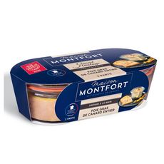 MONTFORT Grand Héritage Foie gras de canard entier préparé à la main 2 pièces 2x40g