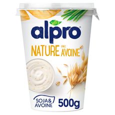 ALPRO Dessert végétal soja nature à l'avoine 500g