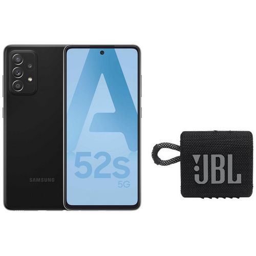 Pack Smartphone Galaxy A52s 5G - 128 Go - Noir + Enceinte JBL G03