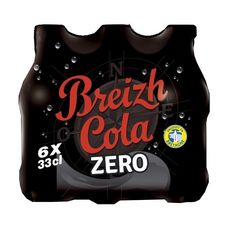 BREIZH COLA Boisson gazeuse cola zéro bouteilles 6x33cl