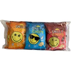 SMILEY Chips aromatisées 6x30g