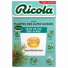 RICOLA Bonbons sève de pin aux plantes des Alpes Suisses 50g