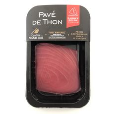 BARQUE ROUGE Pavé de thon 100% naturel sans additif qualité sashimi 140g