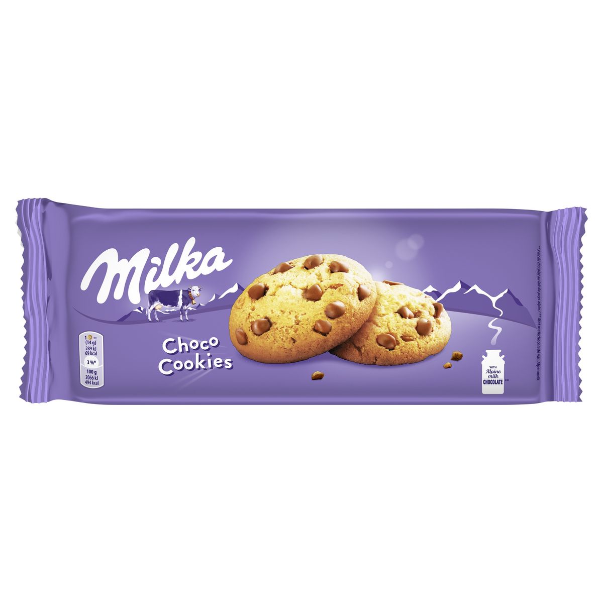 Milka Cookies Aux Pepites De Chocolat 168g Pas Cher A Prix Auchan