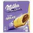 MILKA Tender break biscuits fourrés cœur de chocolat, sachets individuels 6 biscuits 156g