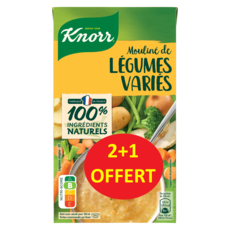 KNORR Mouline de légumes variés  2+1 offert 3l