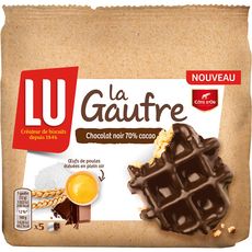LU La gaufre au chocolat noir 70% cacao 5 gaufres 260g