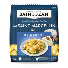 SAINT JEAN Pates fraiches farcies au St Marcellin et noix du Dauphiné 2 parts 250g