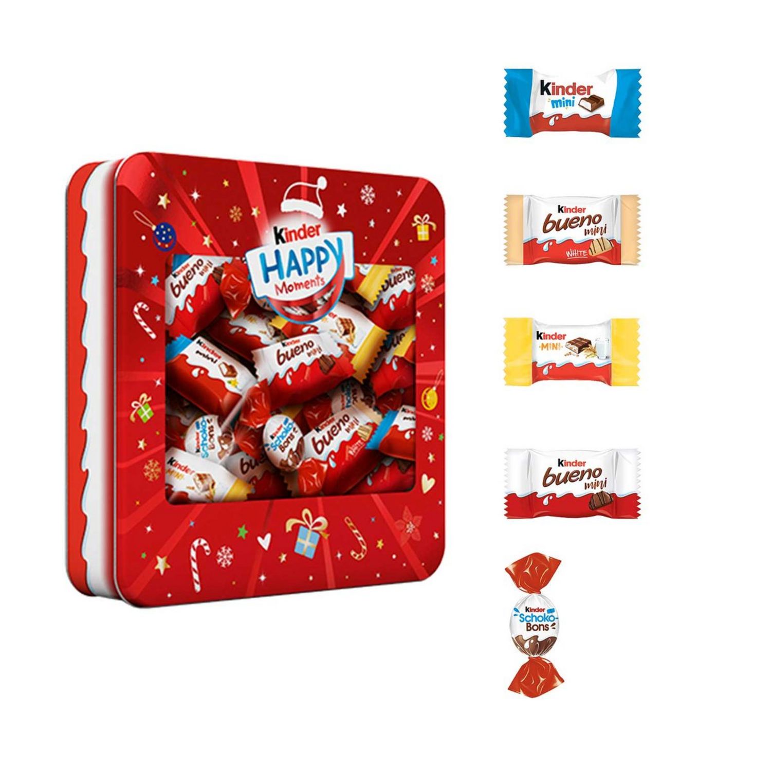 KINDER Happy Moments assortiment de chocolats 191g pas cher