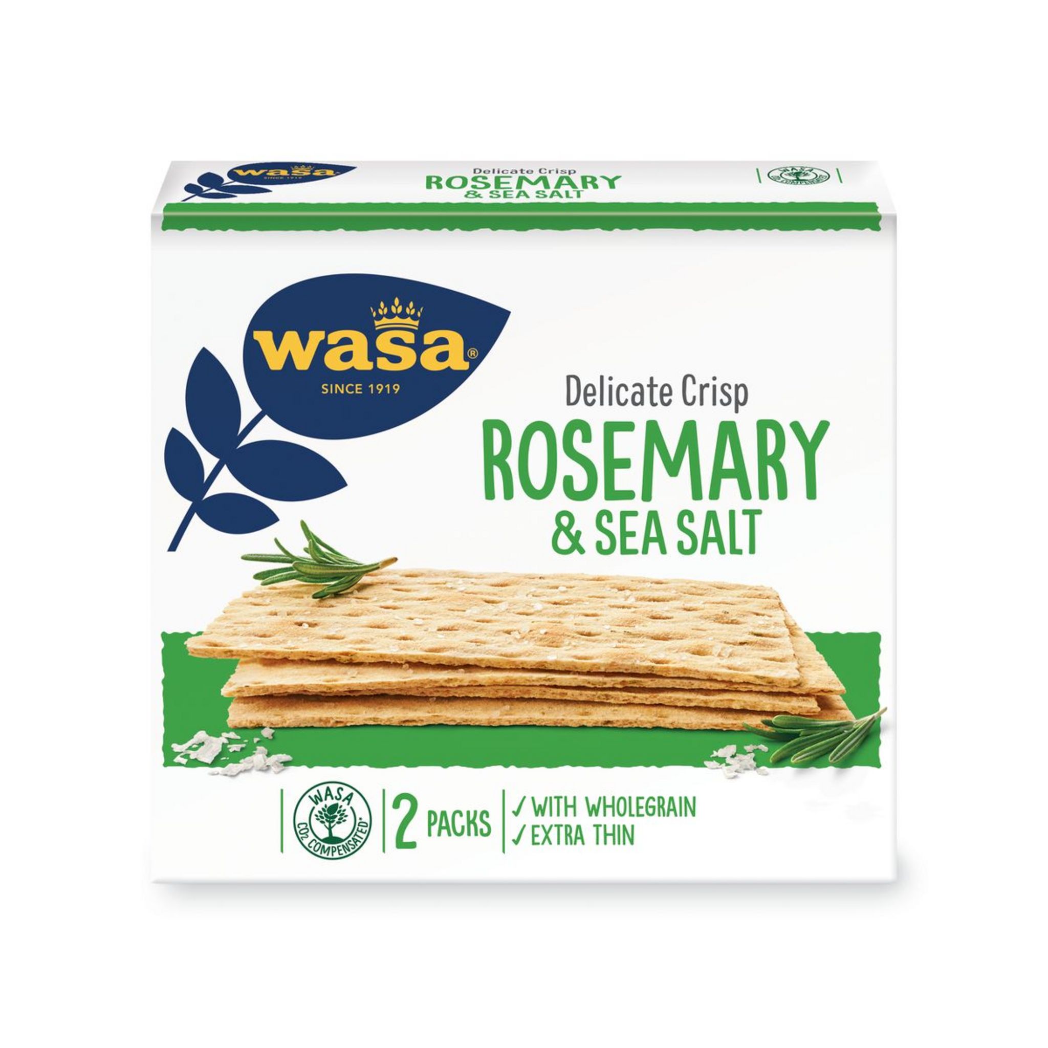 WASA Tartines craquantes au romarin et sel marin 190g pas cher 