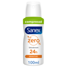 SANEX Zéro% déodorant spray compressé sensitive 100ml