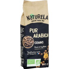 NATURELA Café en grains bio pur arabica 500g