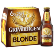 GRIMBERGEN Bière blonde 6,7% bouteilles 6x25cl