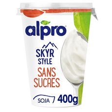 ALPRO Skyr dessert végétal nature au soja sans sucres 400g