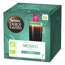 DOLCE GUSTO Café bio Mexico grande en dosette 12 dosettes 108g