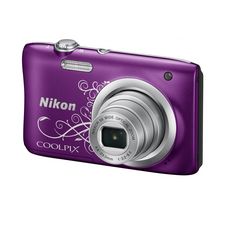 NIKON COOLPIX A100 - Violet line art - Appareil photo compact