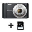 sony appareil photo compact - dsc-w810 - noir - objectif 4.6-27.6 mm + carte sd 8 go