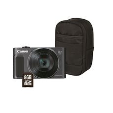 CANON Appareil Photo Compact - PowerShot SX620 HS - Noir - Objectif 4.5-112.5 mm + Housse + Carte SD 8 Go