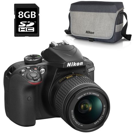 Appareil Photo Reflex D3400 Noir Objectif 18 55 Mm Sac