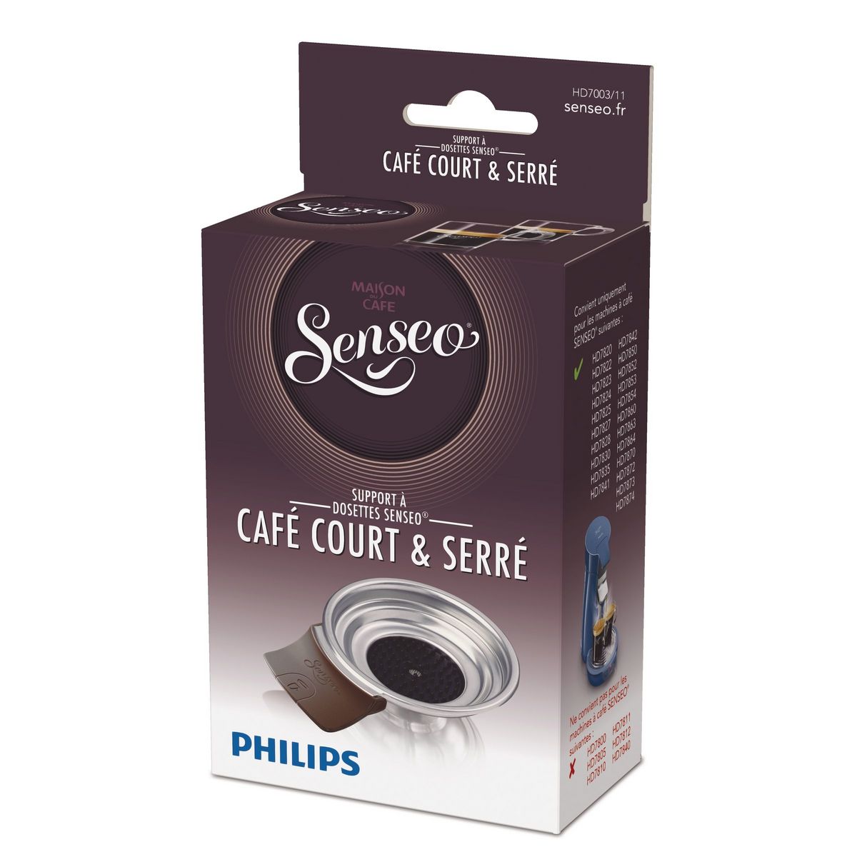 Porte-capsules Philips Porte-dosettes (1 tasse) pour machine à