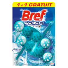 BREF WC Color activ + bloc WC brillance intense 1+1 offert 2 blocs
