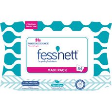 FESS'NETT Papier toilette humide sensitive peaux fragile 84 lingettes