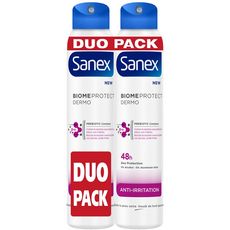 SANEX Biome protect Déodorant spray 48h anti-irritation 2x200ml