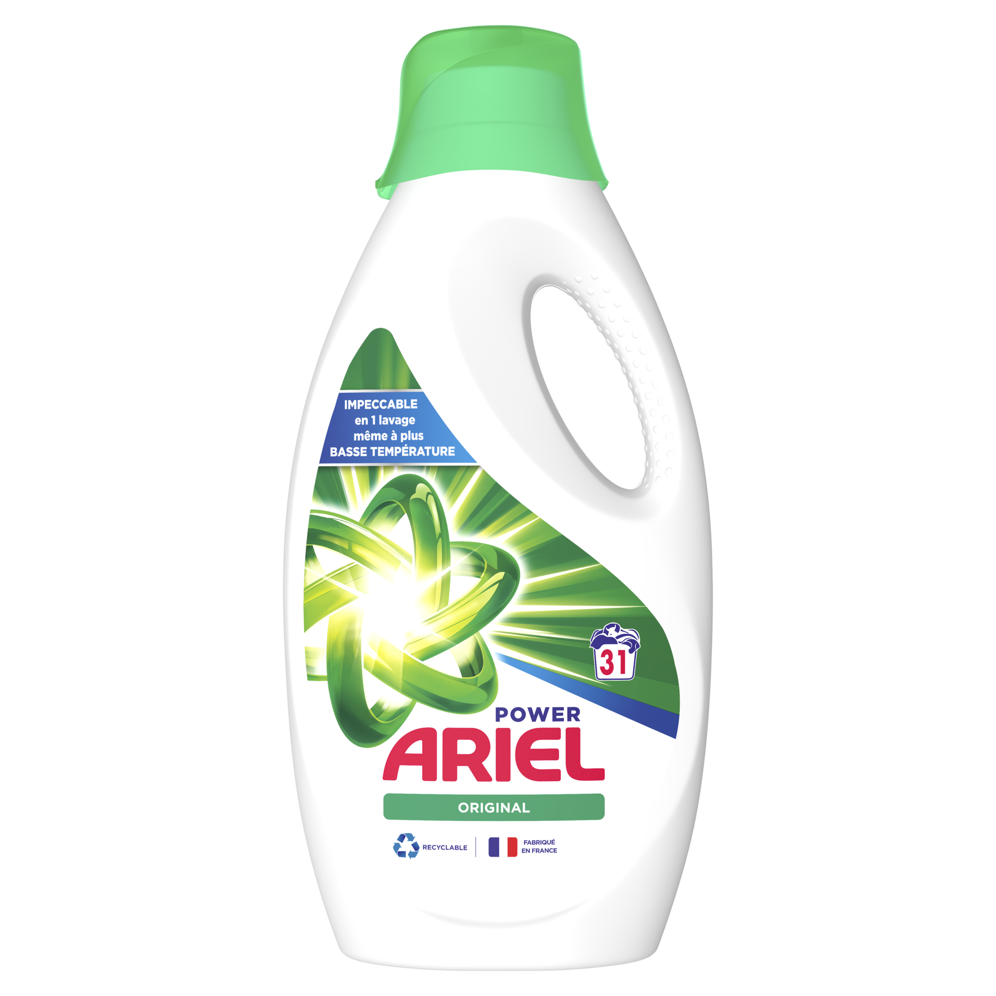 ARIEL Power Lessive liquide fresh sensations 37 lavages 1.85l pas