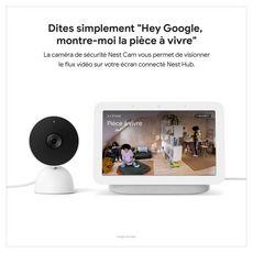 GOOGLE Caméra de surveillance Google Nest Cam (Intérieur - Filaire) - Blanc