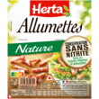 HERTA Allumettes nature sans nitrite 2x75g