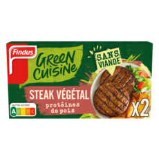 FINDUS Green Cuisine Steak végétal aux pois sans viande 2 pièces 200g
