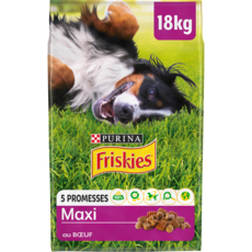 FRISKIES Maxi croquettes au boeuf pour chien 18kg