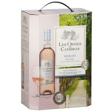 LES ORMES DE CAMBRAS IGP Pays-d'Oc Merlot cuvée réservée rosé Bib 5L