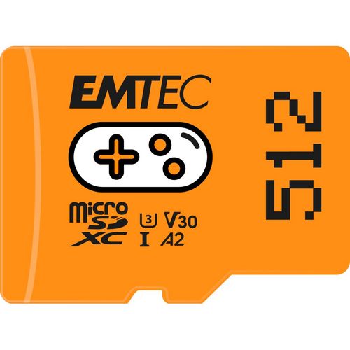 Carte Micro SDXC Gaming 512 Go - Orange