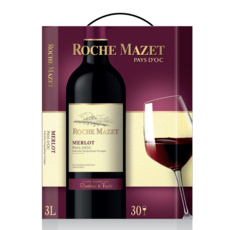 ROCHE MAZET IGP Pays-d'Oc Merlot Roche Mazet cuvée spéciale rouge 3L
