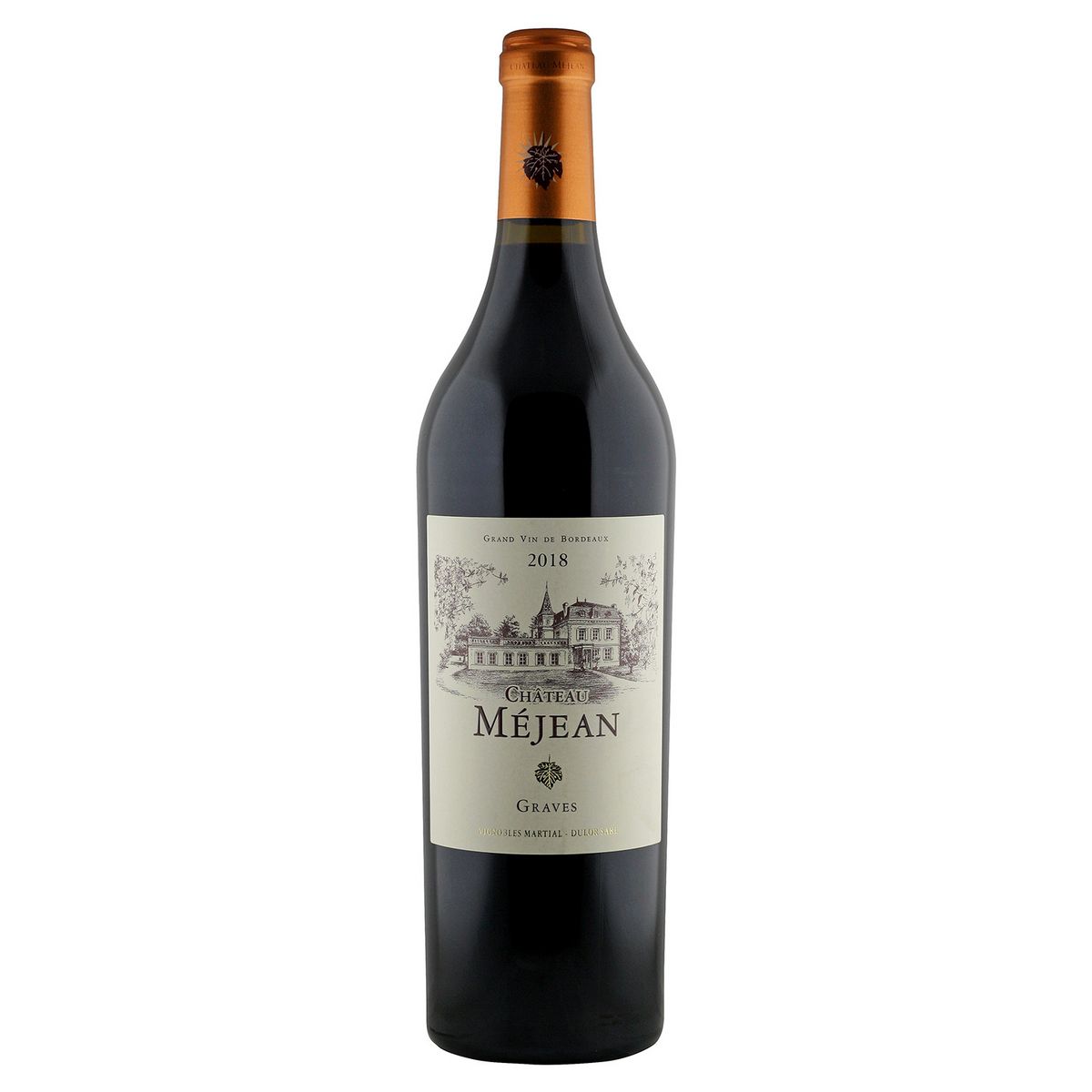 Vin rouge AOP Graves Château Mejean 2018 75cl