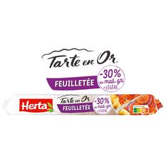 HERTA Tarte en Or Pâte feuilletée légère - 30% matière grasse 230g