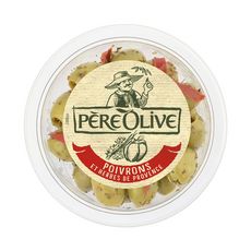 PÈRE OLIVE Olives poivrons et herbes de Provence 150g