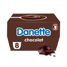 DANETTE Crème dessert chocolat 8x125g