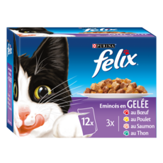 Whiskas Sachets Repas Patee En Gelee Viandes Poissons Pour Chat 48x85g Pas Cher A Prix Auchan