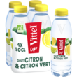 VITTEL UP Eau aromatisée citron citron vert bio bouteilles 4x50cl